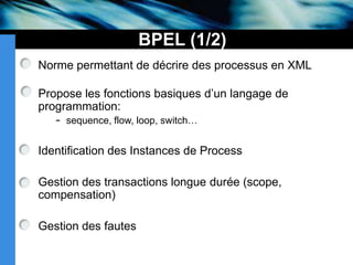 Possibilité de faire Service Web sans être SOA.