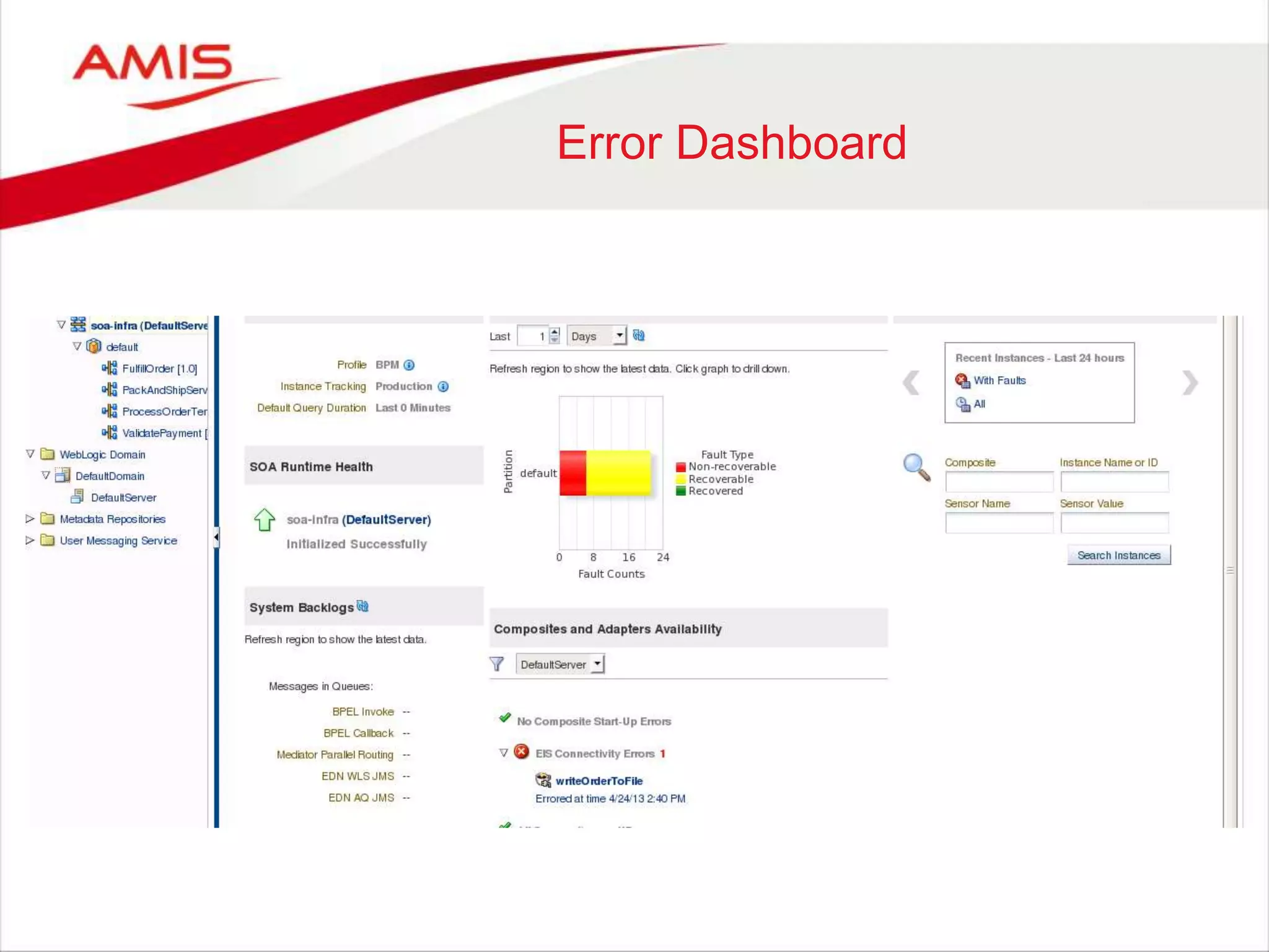 Error Dashboard
 