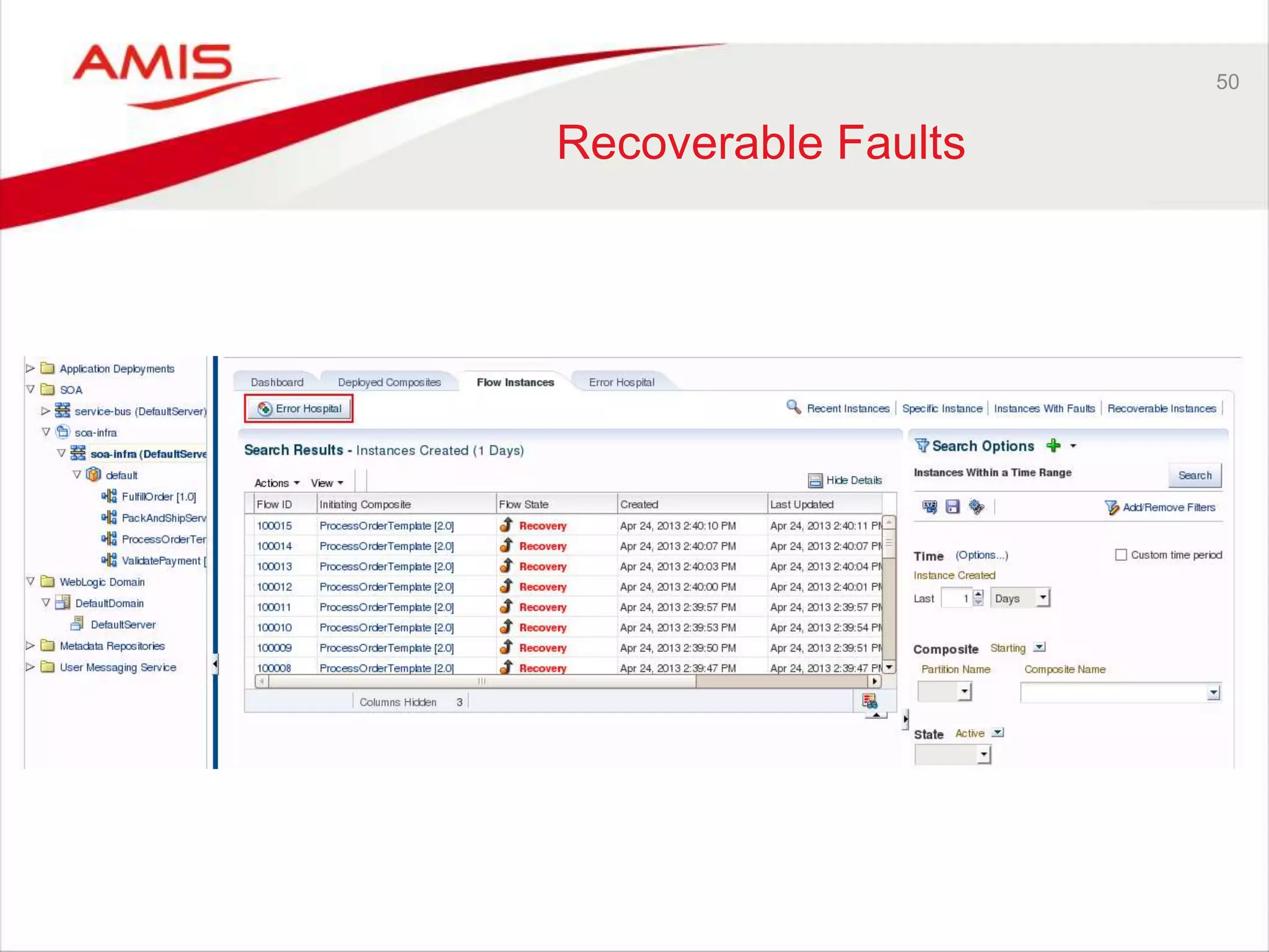 50
Recoverable Faults
 