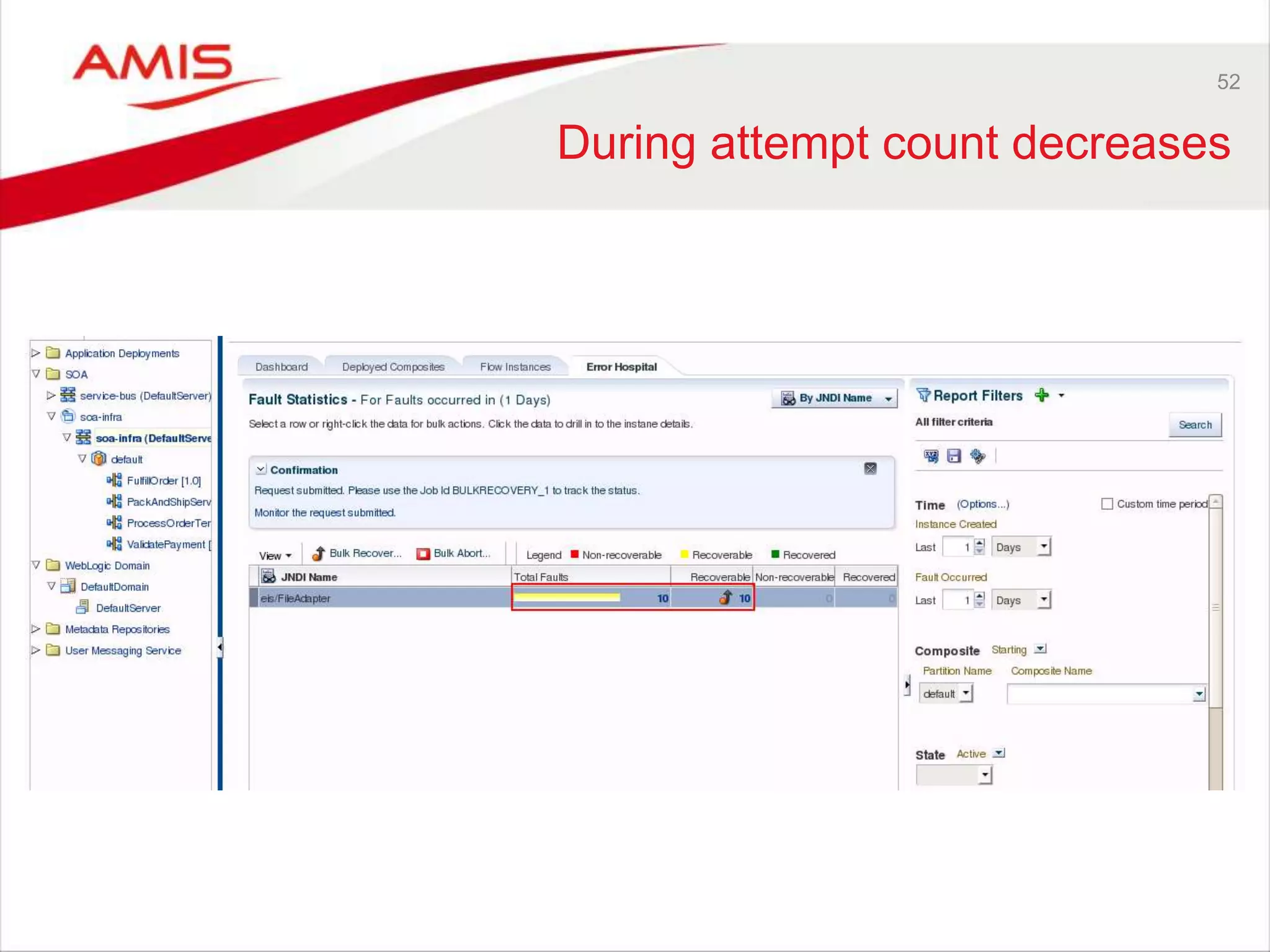 52
During attempt count decreases
 
