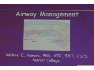 Soats Emergency Airway Management Workshop 3/2/13