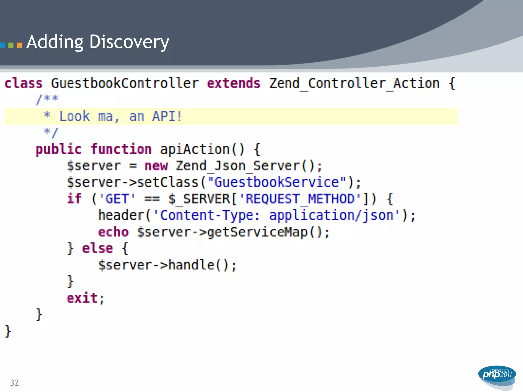 Adding Discovery




32
 