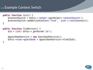 Example Context Switch




36
 