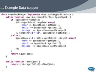 Example Data Mapper




16
 
