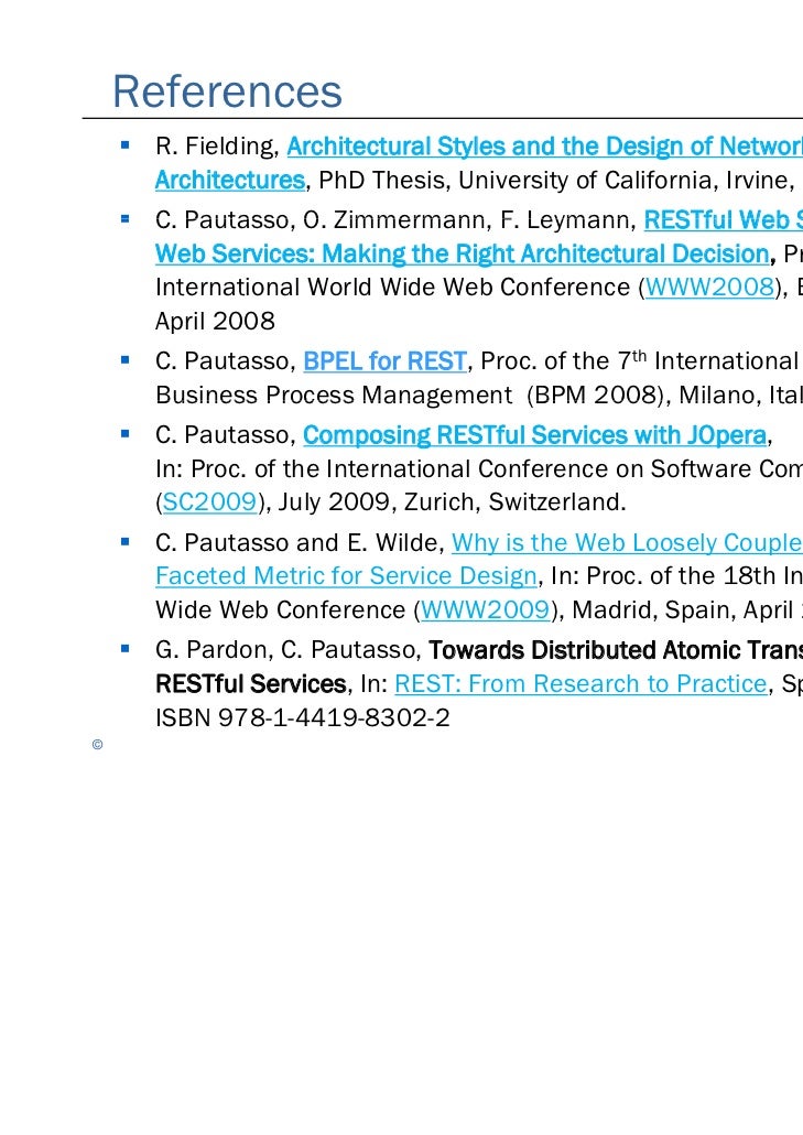 Phd thesis service oriented architecture ppt