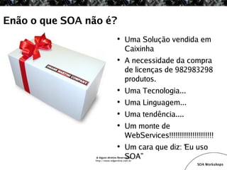 SOA Workshop - JBoss ESB v1.1