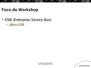 SOA Workshop - JBoss ESB v1.1