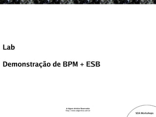 SOA Workshop - JBoss ESB v1.1