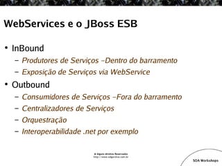 SOA Workshop - JBoss ESB v1.1