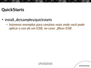 SOA Workshop - JBoss ESB v1.1