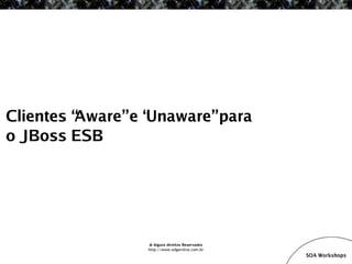 SOA Workshop - JBoss ESB v1.1