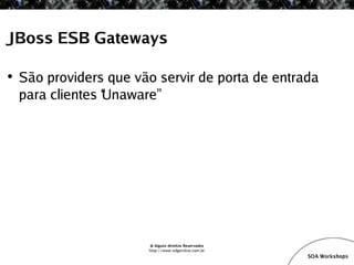 SOA Workshop - JBoss ESB v1.1