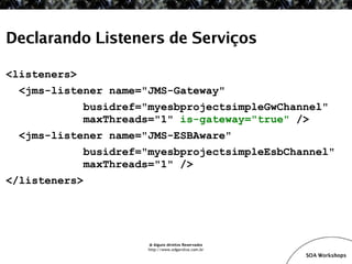 SOA Workshop - JBoss ESB v1.1