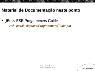 SOA Workshop - JBoss ESB v1.1