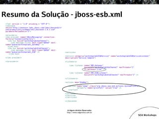 SOA Workshop - JBoss ESB v1.1