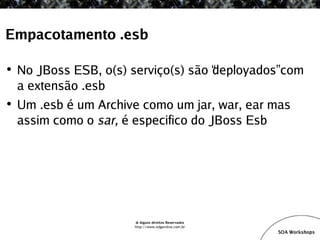 SOA Workshop - JBoss ESB v1.1