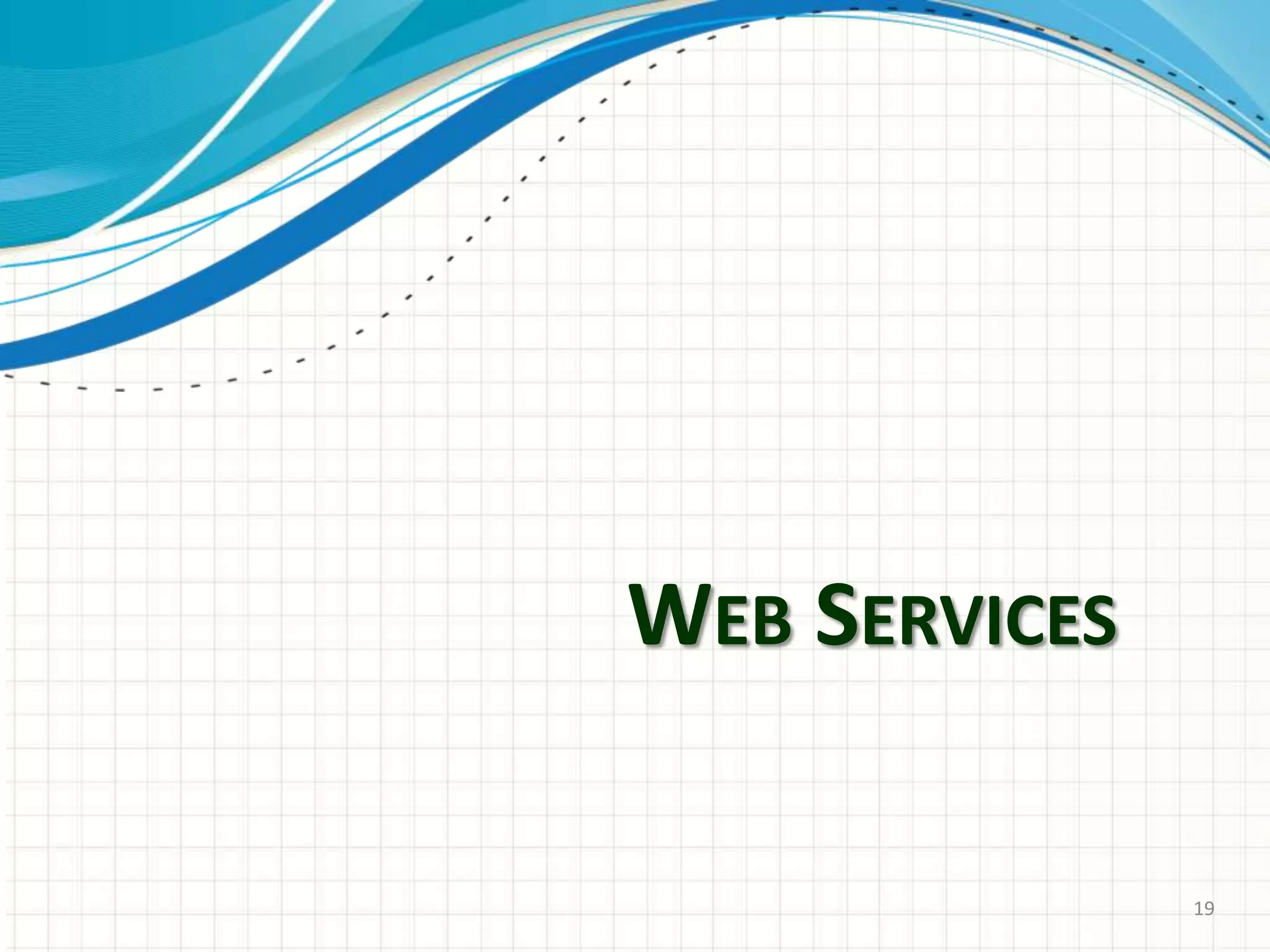 Stateless vs. StatefulEx: a transaction that requires several stepsThe service retains some information (“state”) about each stepThis might result in a delay16