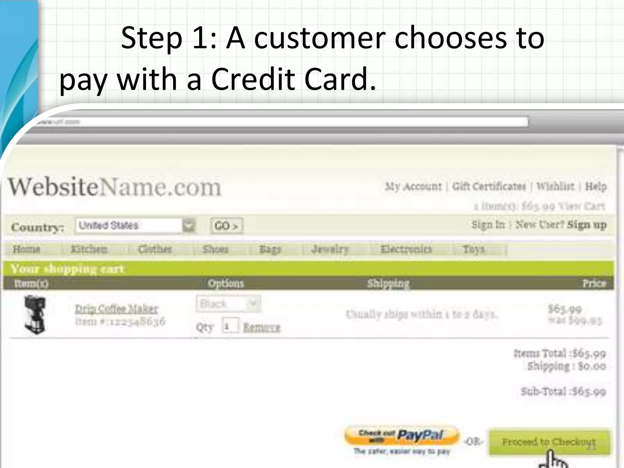 A multi-step client/service interaction18