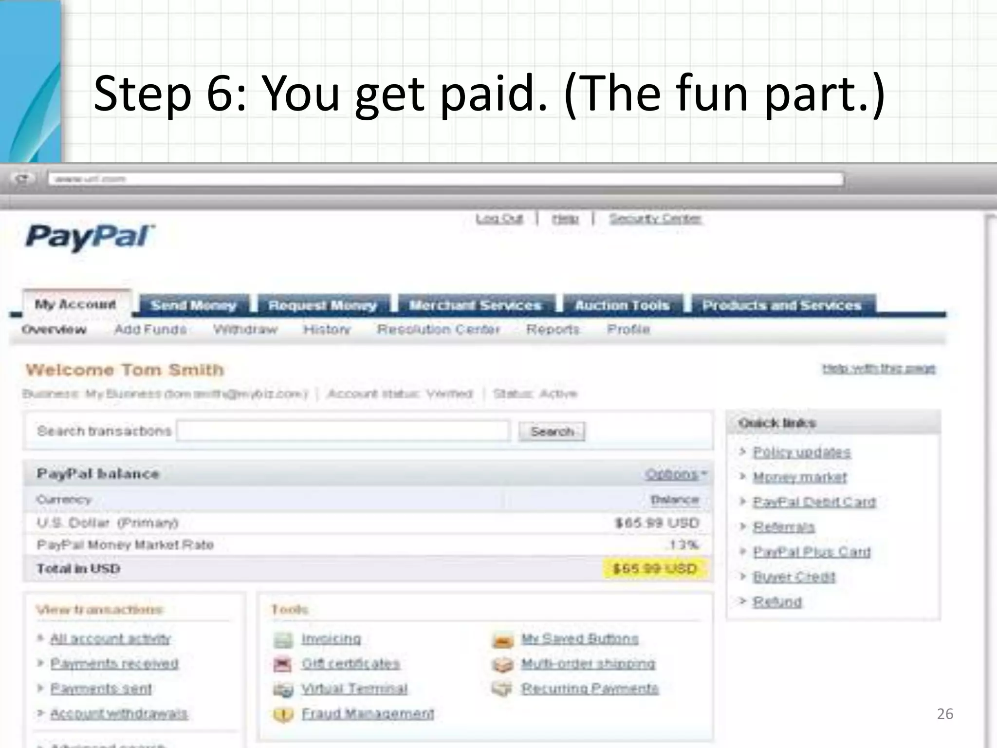 Step 3: They enter their credit card details23