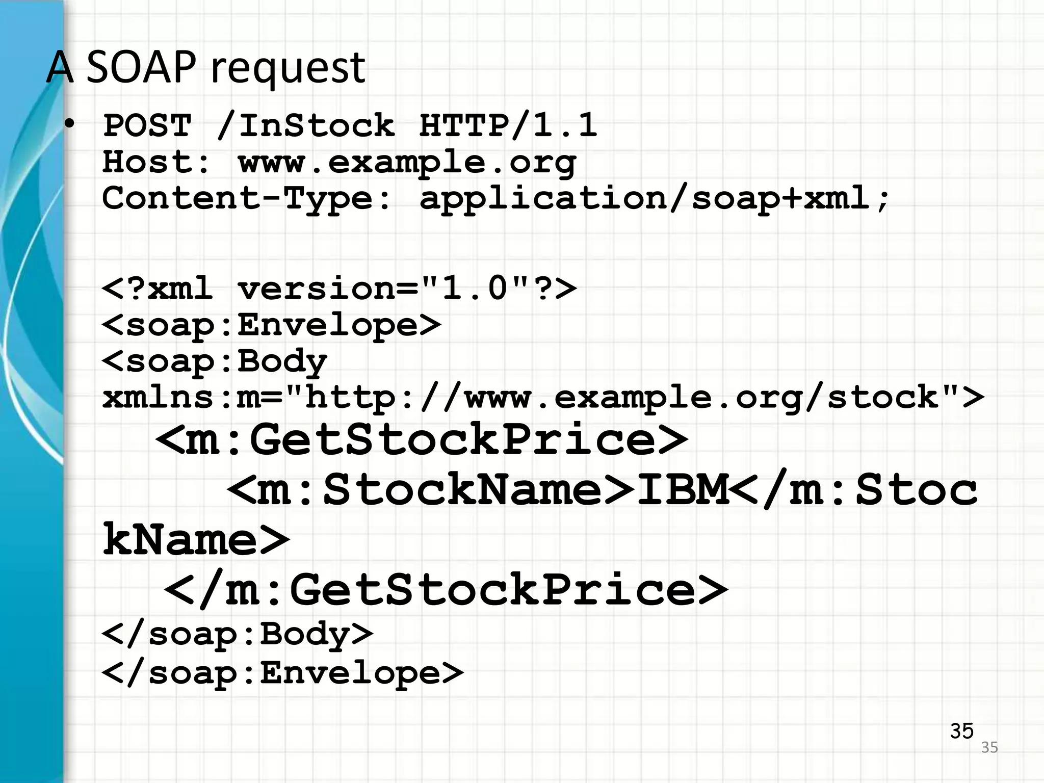 32XML does not do anythingWith XML, you invent your own tagsXML just plain text<note>    <to>Tove</to>   <from>Jani</from><heading>Reminder</heading>   <body>Don't forget me this weekend!</body></note>32About…