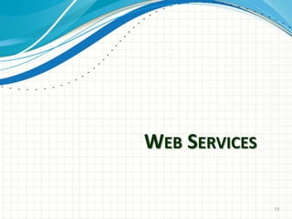 Stateless vs. StatefulEx: a transaction that requires several stepsThe service retains some information (“state”) about each stepThis might result in a delay16