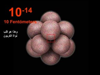 وهذا هو قلب نواة الكربون 10 -14 10 Fentómeters 