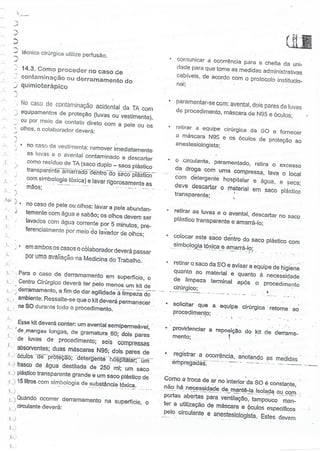 SOBECC- Enfermagem em Centro Cirúrgico e Centro de Material e Esterilização 