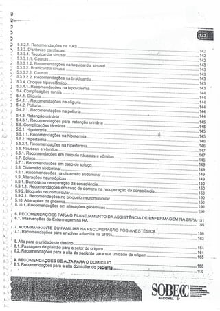 SOBECC- Enfermagem em Centro Cirúrgico e Centro de Material e Esterilização 