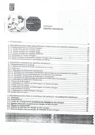 SOBECC- Enfermagem em Centro Cirúrgico e Centro de Material e Esterilização 
