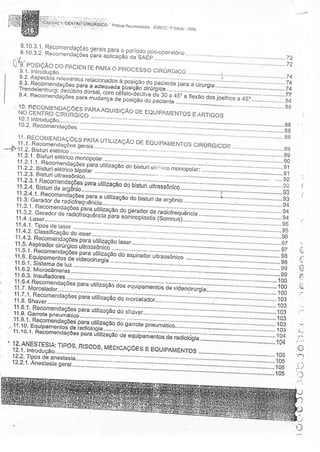 SOBECC- Enfermagem em Centro Cirúrgico e Centro de Material e Esterilização 