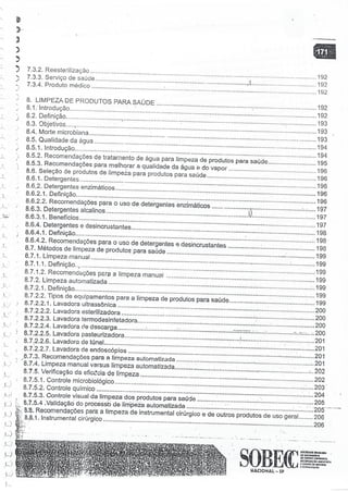 SOBECC- Enfermagem em Centro Cirúrgico e Centro de Material e Esterilização 