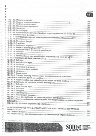 SOBECC- Enfermagem em Centro Cirúrgico e Centro de Material e Esterilização 