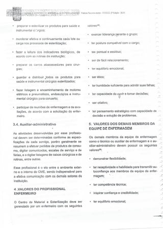 SOBECC- Enfermagem em Centro Cirúrgico e Centro de Material e Esterilização 