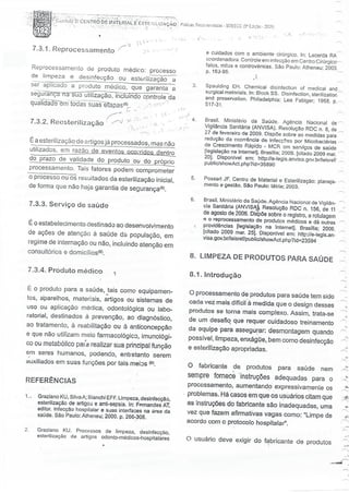 SOBECC- Enfermagem em Centro Cirúrgico e Centro de Material e Esterilização 