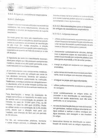 SOBECC- Enfermagem em Centro Cirúrgico e Centro de Material e Esterilização 