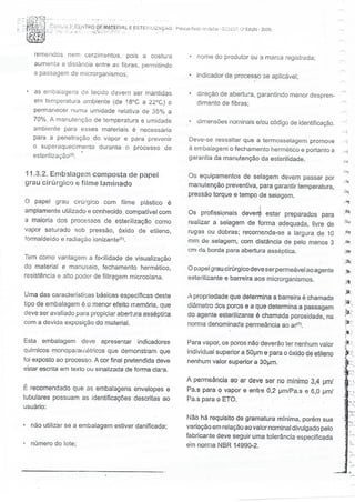 SOBECC- Enfermagem em Centro Cirúrgico e Centro de Material e Esterilização 