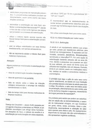 SOBECC- Enfermagem em Centro Cirúrgico e Centro de Material e Esterilização 