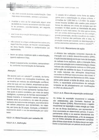 SOBECC- Enfermagem em Centro Cirúrgico e Centro de Material e Esterilização 