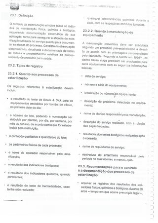 SOBECC- Enfermagem em Centro Cirúrgico e Centro de Material e Esterilização 
