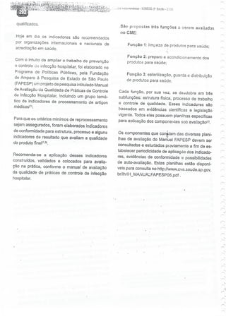 SOBECC- Enfermagem em Centro Cirúrgico e Centro de Material e Esterilização 