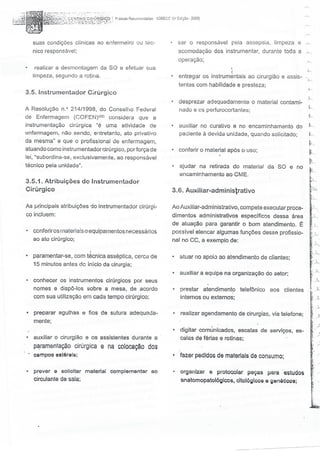 SOBECC- Enfermagem em Centro Cirúrgico e Centro de Material e Esterilização 