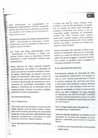 SOBECC- Enfermagem em Centro Cirúrgico e Centro de Material e Esterilização 