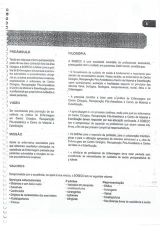 SOBECC- Enfermagem em Centro Cirúrgico e Centro de Material e Esterilização 
