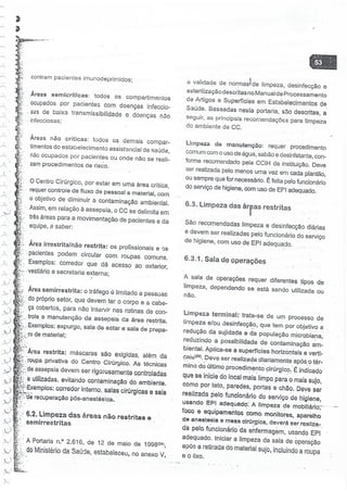 SOBECC- Enfermagem em Centro Cirúrgico e Centro de Material e Esterilização 