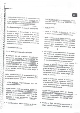 SOBECC- Enfermagem em Centro Cirúrgico e Centro de Material e Esterilização 