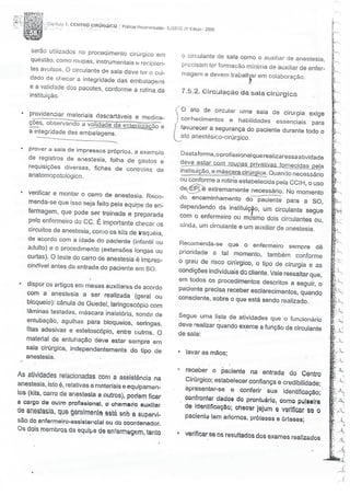 SOBECC- Enfermagem em Centro Cirúrgico e Centro de Material e Esterilização 