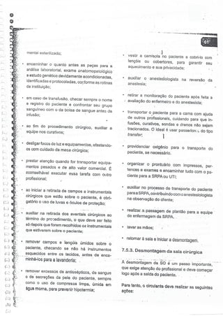SOBECC- Enfermagem em Centro Cirúrgico e Centro de Material e Esterilização 