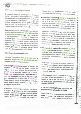 SOBECC- Enfermagem em Centro Cirúrgico e Centro de Material e Esterilização 