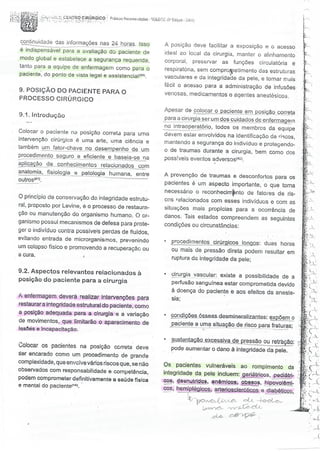 SOBECC- Enfermagem em Centro Cirúrgico e Centro de Material e Esterilização 