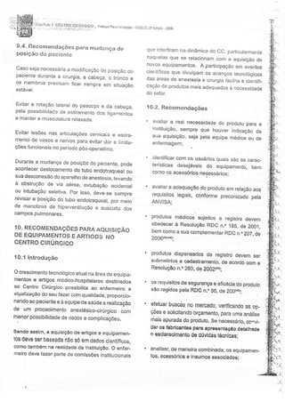 SOBECC- Enfermagem em Centro Cirúrgico e Centro de Material e Esterilização 